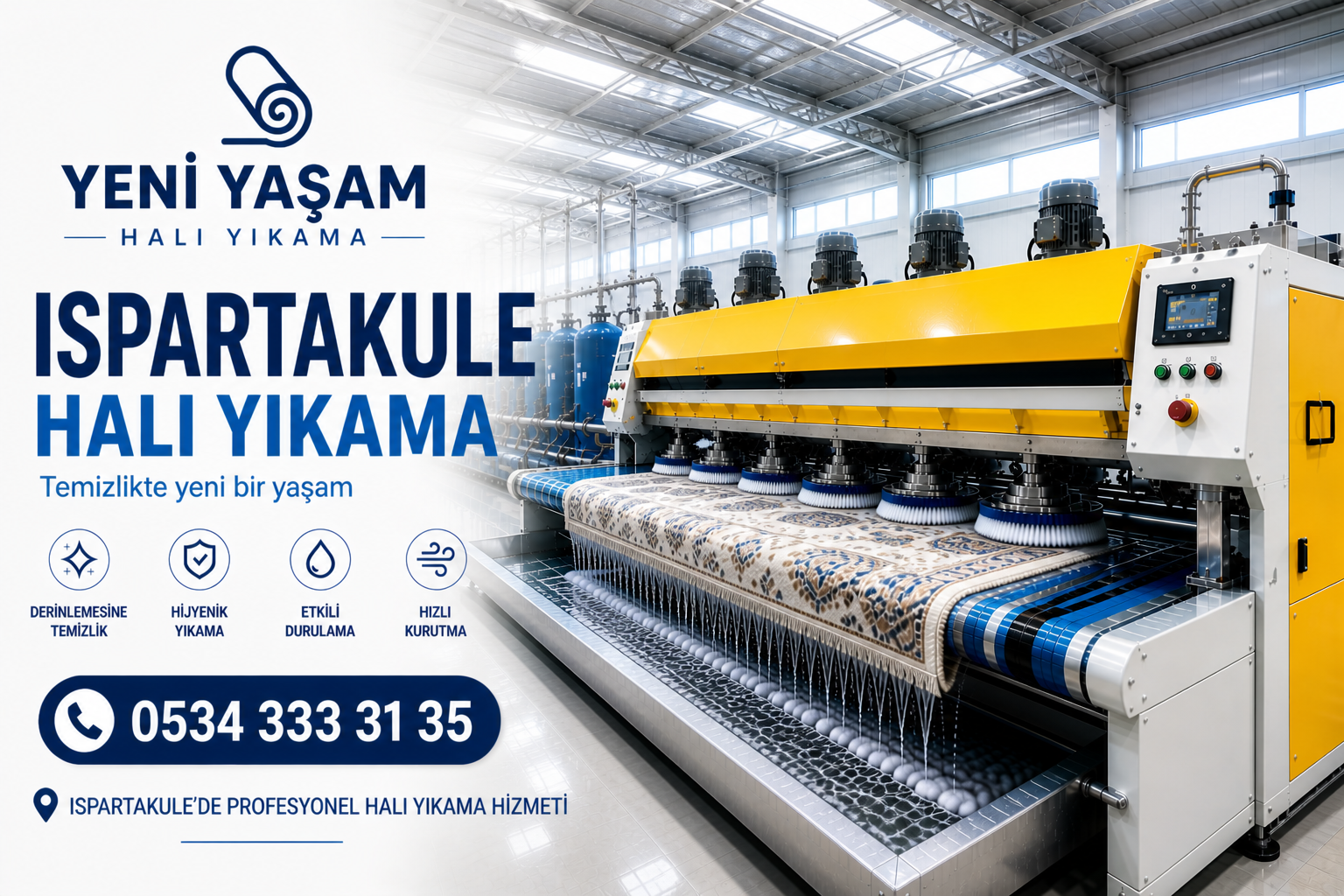 Ispartakule Halı Yıkama